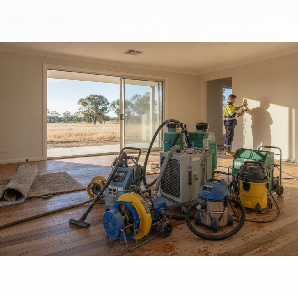 Essential equipment for effective water damage restoration across Australia