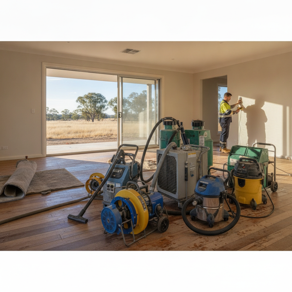 Essential equipment for effective water damage restoration across Australia