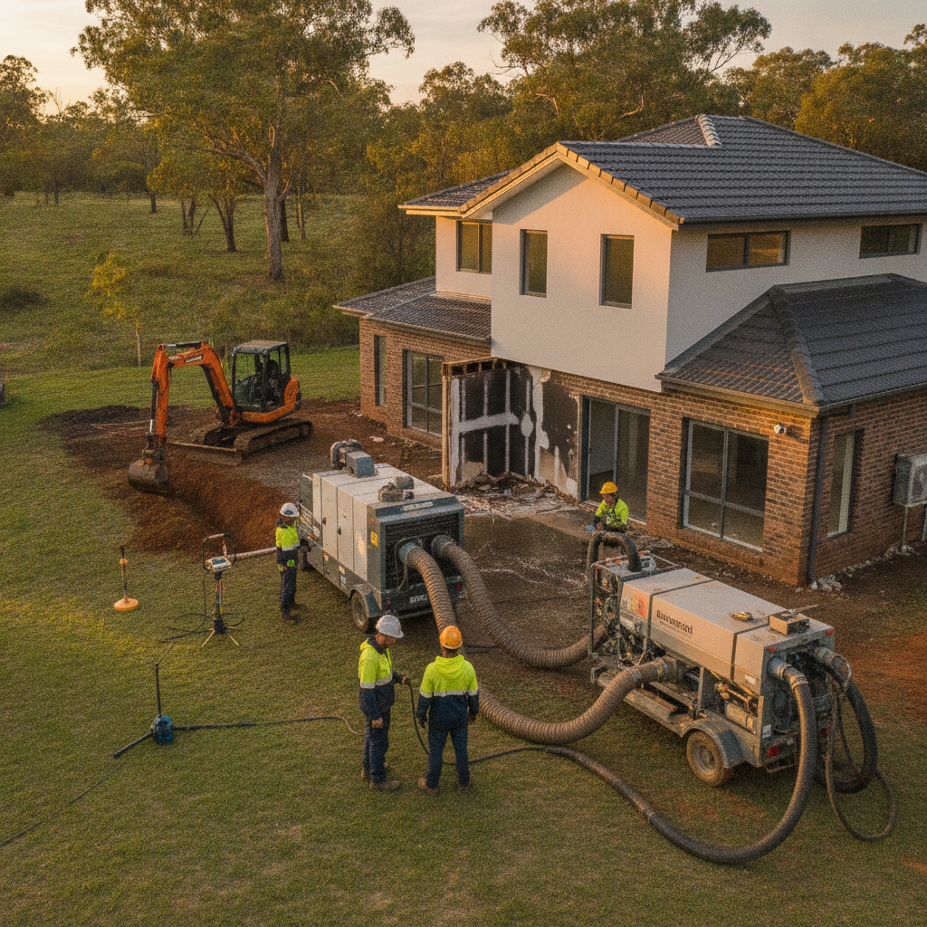Transforming Australian Properties with Advanced Water Damage Restoration and Excavation Gear