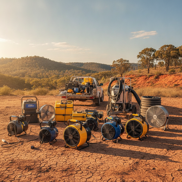 Essential Equipment for Water Damage Restoration and Drying Solutions Across Australia