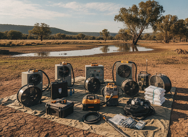 Essential equipment for effective water damage and restoration across Australia