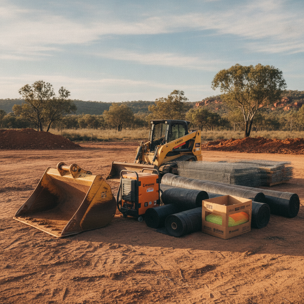 Australian Project Mastery: Key Gear for Restoration, Earthmoving & Site Protection