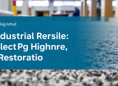 Industrial Resilience: Selecting High-Performance Restoration and Site Gear