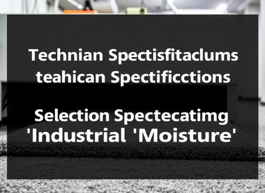 Technical Specifications for Selecting Industrial Moisture Control and Site