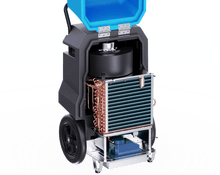 Thorair 70L dehumidifier with durable design and powerful internal components for efficient moisture removal