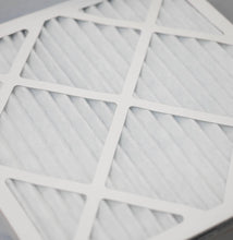 Close-up of Thorair air filter with white pleated material and sturdy plastic frame