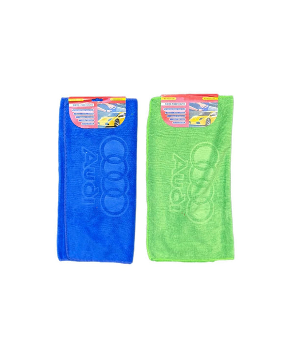 Thorair Cleaning Cloths in Blue and Green for Effective Car Cleaning and Detailing