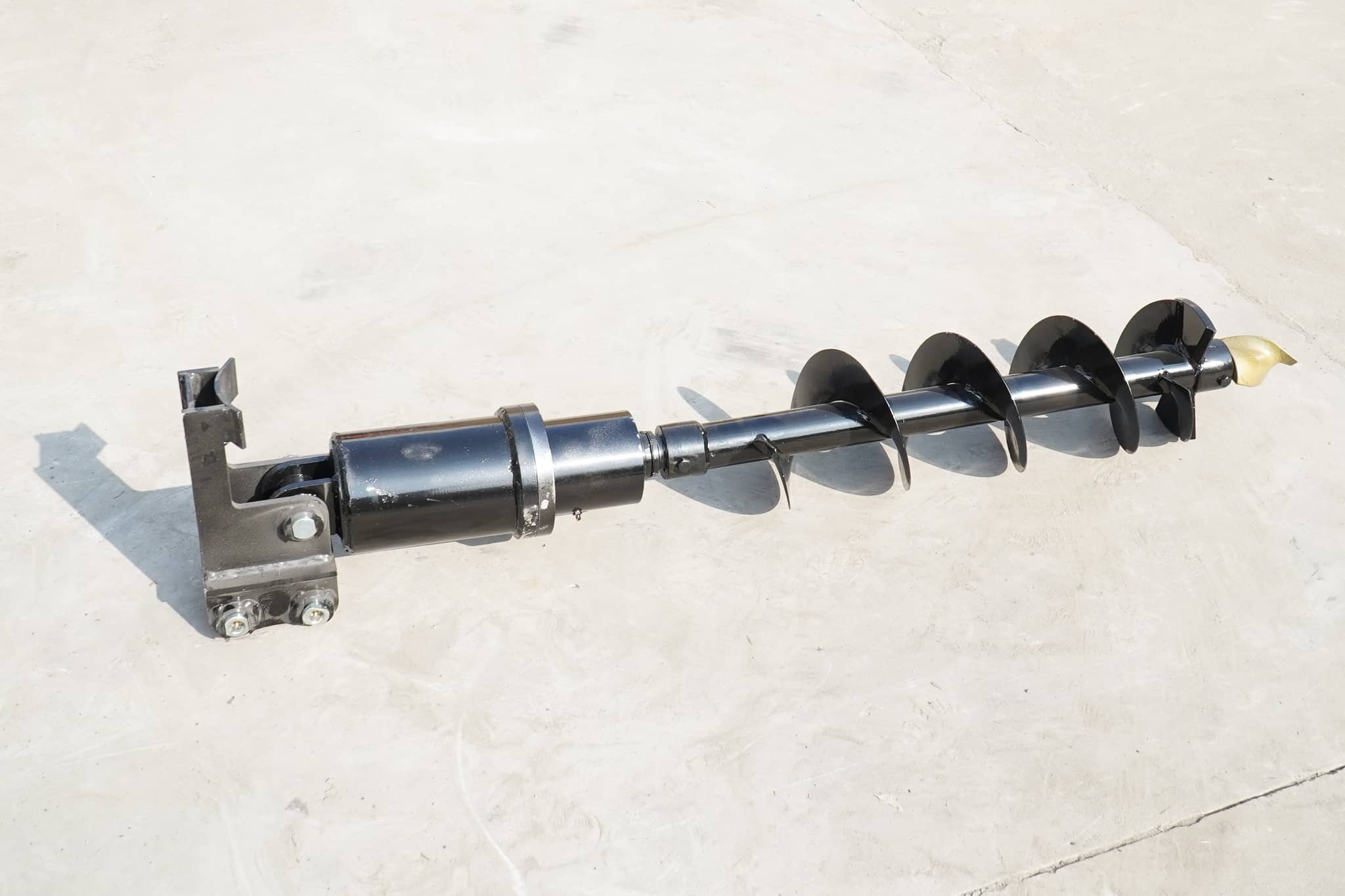 Labadi Engineering Excavator Auger Attachment with Spiral Drill Bit for Efficient Digging