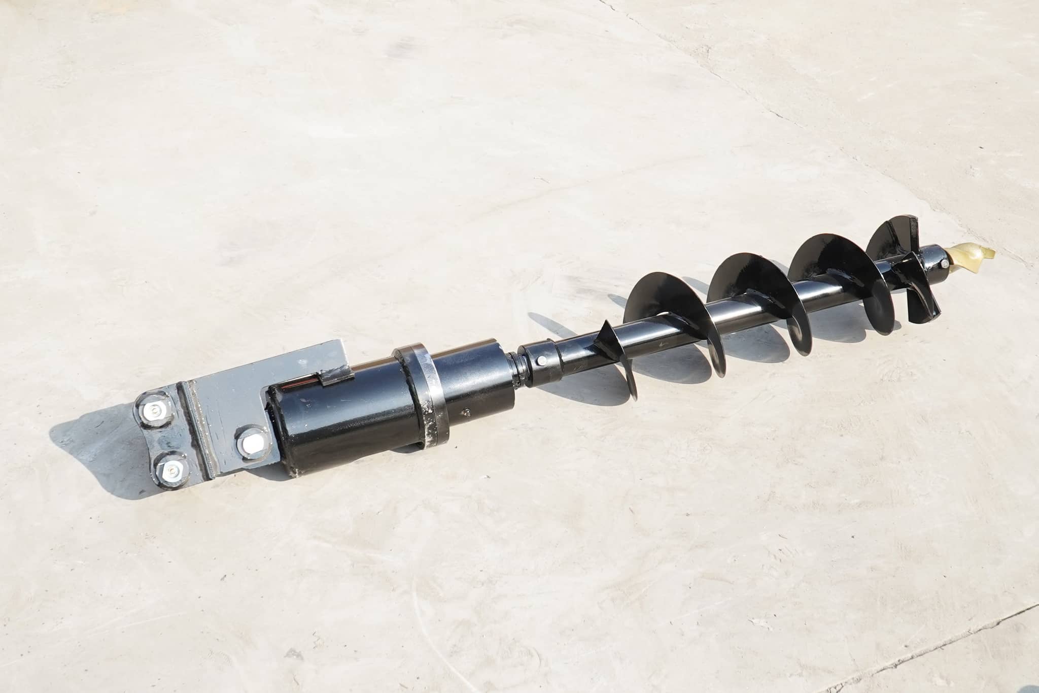 Labadi Engineering Auger Attachment for Excavators, designed for efficient drilling in various soil types