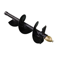 Rippa Australia Auger Drill Bit with Spiral Blades for Efficient Ground Penetration and Excavation