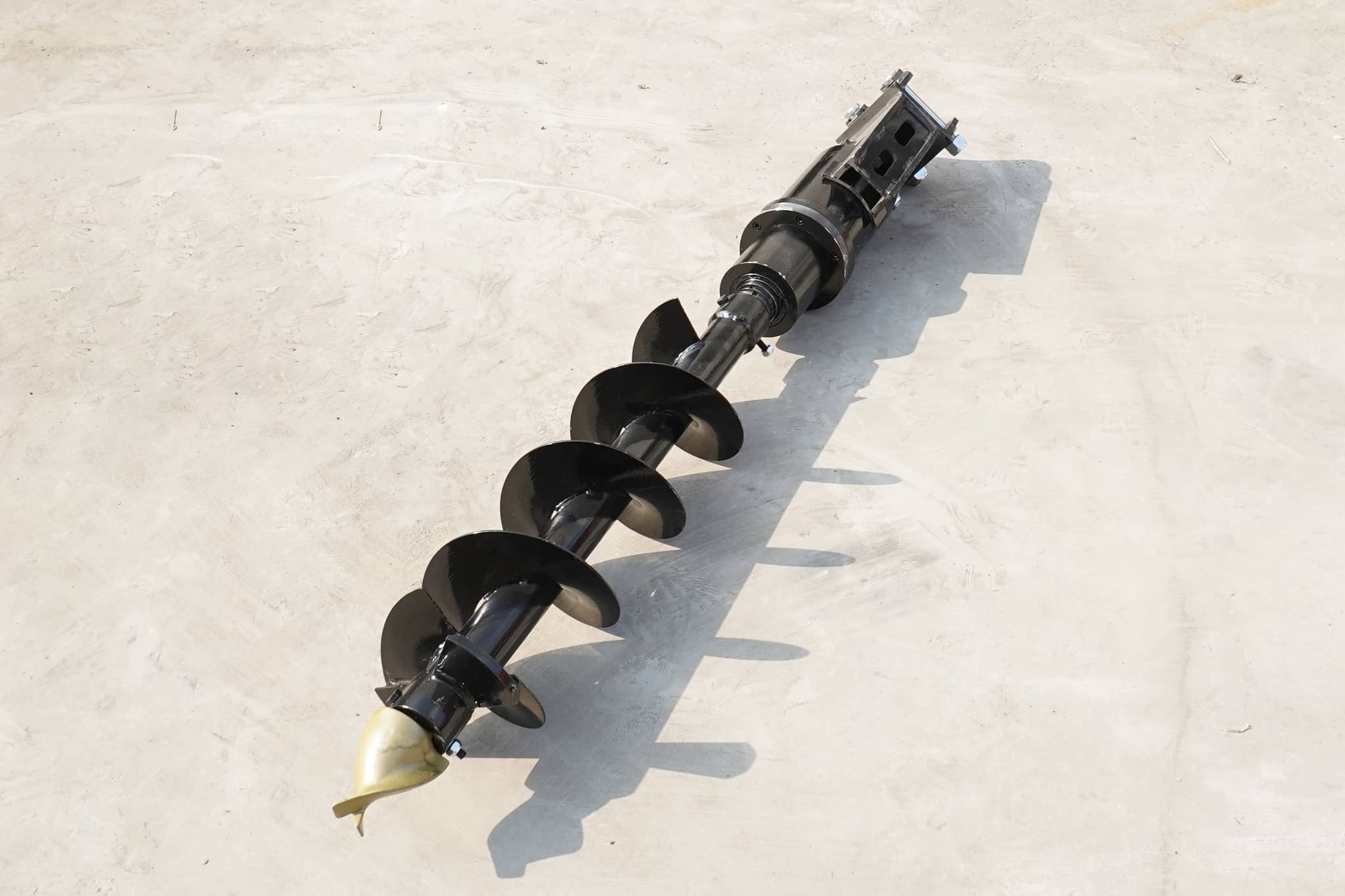 Labadi Engineering Auger for excavator attachments designed for efficient drilling and soil excavation