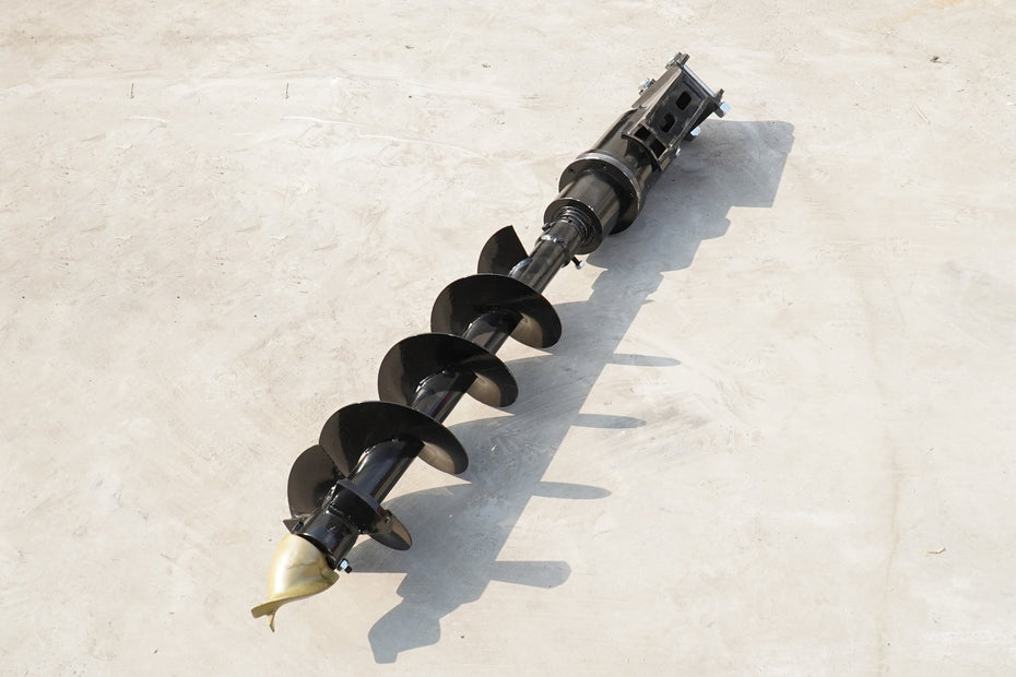 Labadi Engineering Auger for excavator attachments designed for efficient drilling and soil excavation