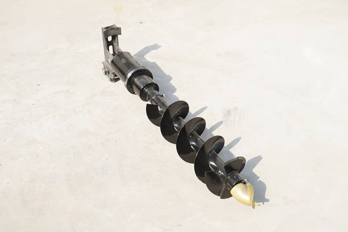Labadi Engineering Auger Attachment for Excavators Designed for Efficient Soil and Ground Drilling