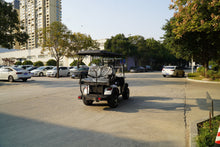 Labadi Engineering Golf Cart parked on a sunny street surrounded by cars and greenery