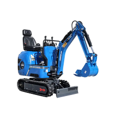 Labadi Engineering Mini Excavator with Blue Color and Compact Design for Efficient Digging