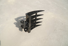 Rippa Australia Excavator Rake Attachment with Durable Metal Teeth for Efficient Soil and Debris Handling