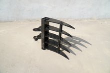 Rippa Australia Excavator Rake Attachment with Durable Steel Construction and Multiple Tines