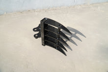 Rippa Australia Excavator Rake Attachment with Durable Steel Fingers for Efficient Grading and Clearing