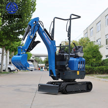 Labadi Engineering Mini Excavato in blue color perfect for compact construction tasks
