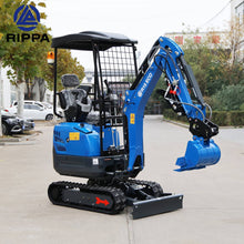 Labadi Engineering Mini Excavator with a compact design and hydraulic arm for versatile construction tasks