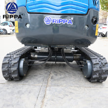 Labadi Engineering Mini Excavator featuring robust tracks and a durable design for versatile construction tasks