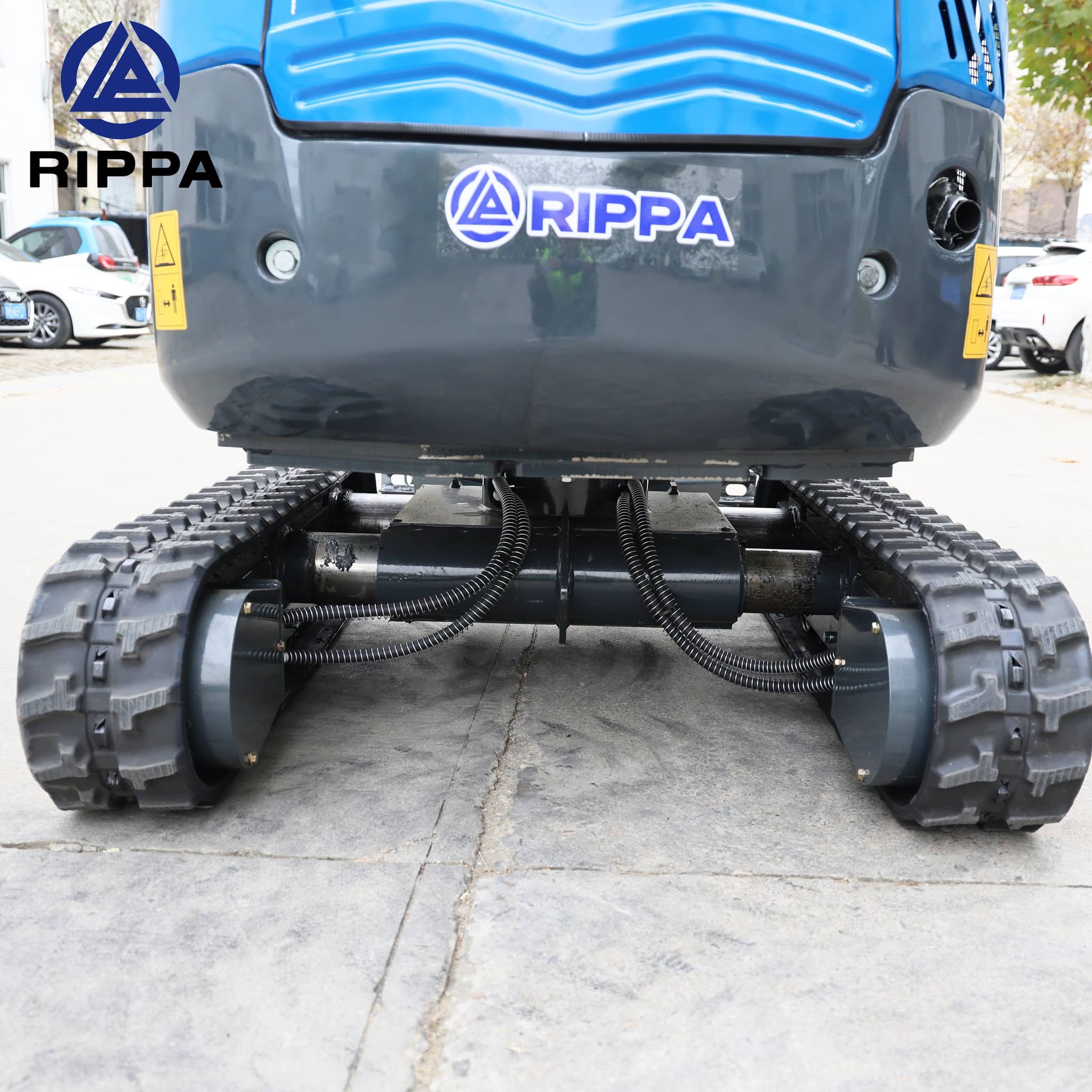 Labadi Engineering Mini Excavator featuring robust tracks and a durable design for versatile construction tasks