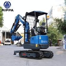 Labadi Engineering Mini Excavator with a compact design for efficient digging and construction tasks