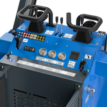 Labadi Engineering Skid Steer control panel with joysticks and operational gauges for efficient excavator use