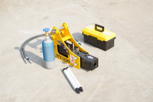 Rippa Australia Breaker Excavator Attachment with Hydraulic Components and Toolbox for Efficient Demolition