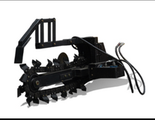 Rippa Australia Trencher Attachment Side View with Heavy-Duty Digging Teeth