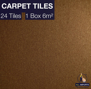 6m² Box of TH07 Premium Carpet Tiles - Perfect for Commercial & Domestic use