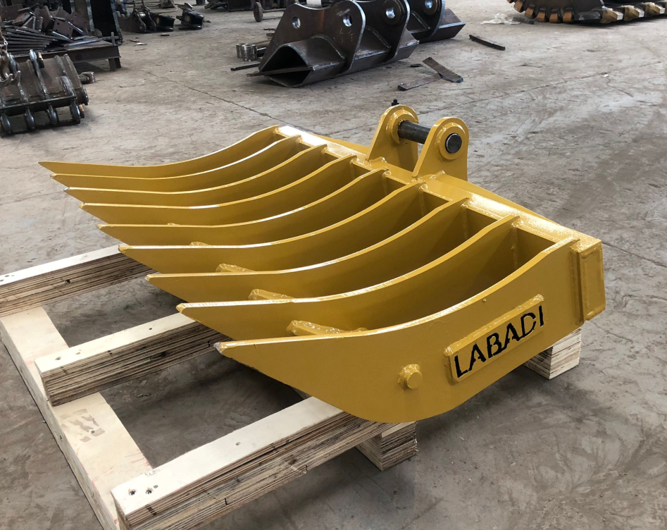 Labadi 5 Ton Excavator Stick Rake - ALL IMPORTS PTY LTD